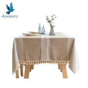 KHĂN TRẢI BÀN VẢI LINEN, IN LOGO, HOA VĂN CỔ ĐIỂN